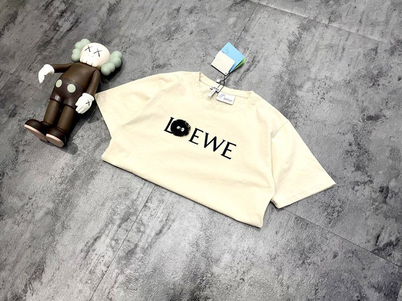 春もの新作 ロエベ コットン アナグラムTシャツ スーパーコピー low41681